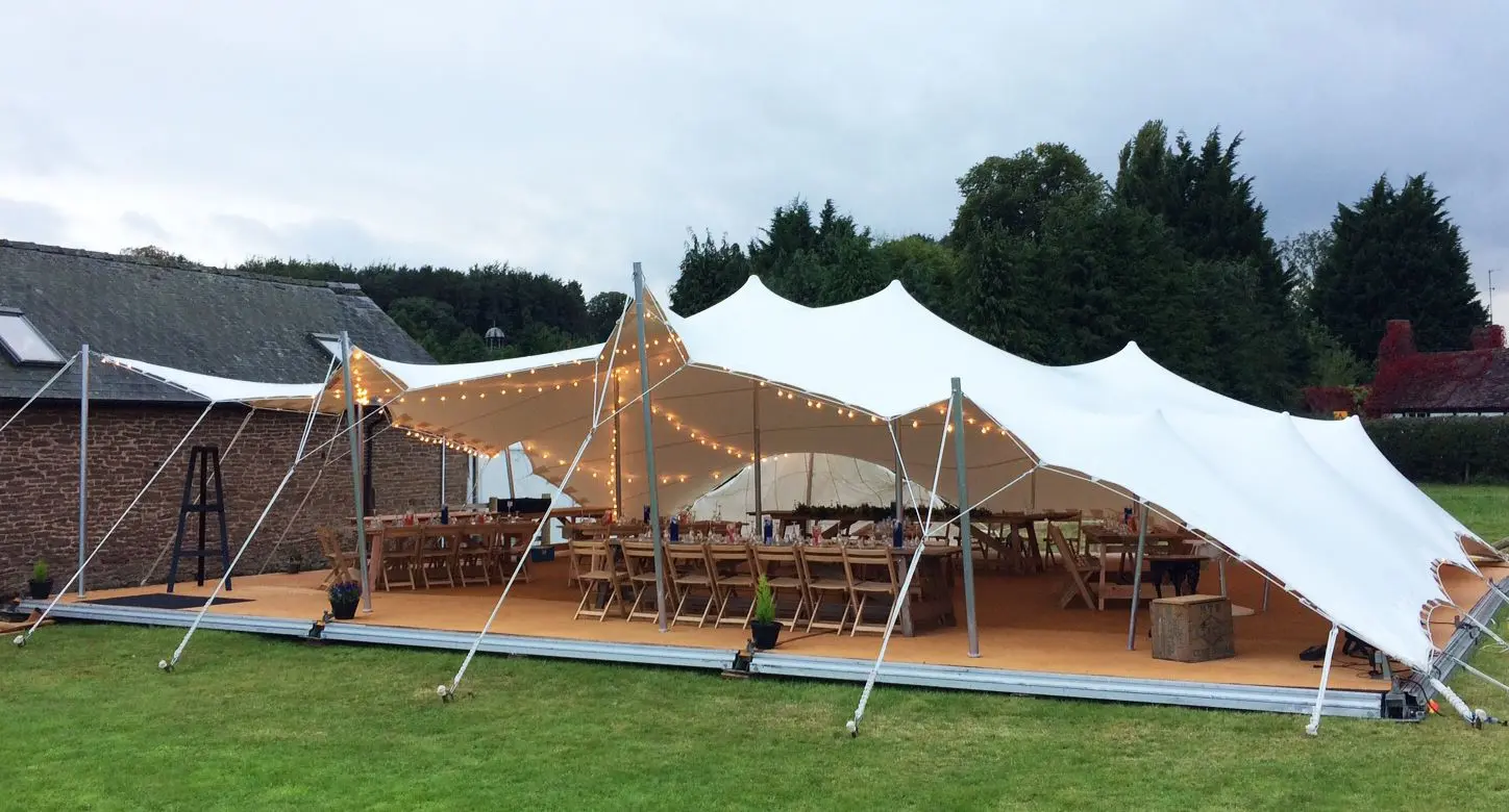 Stretch Tent provided by Freestretch. Stretch Tent for hire